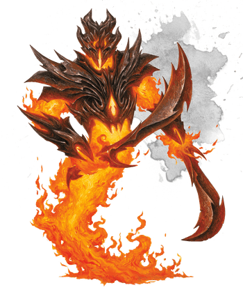 Fire Elemental Myrmidon