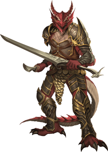 Half-Red Dragon Veteran