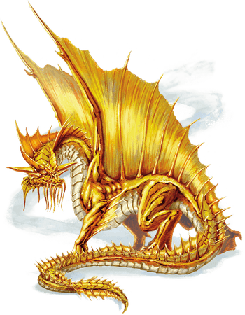 Adult Gold Dragon