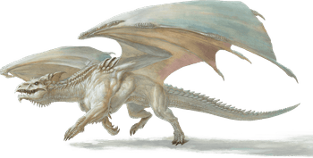 Adult White Dragon