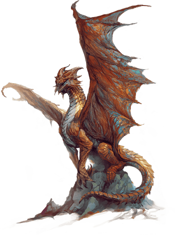 Adult Copper Dragon